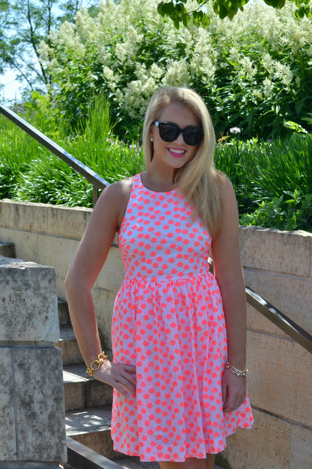 j crew hot pink dress